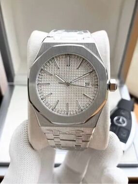 Luxury mens 41mm automatic mechanical watch